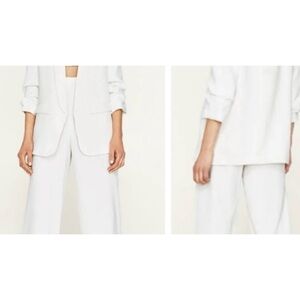 Zara White Blazer